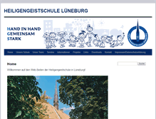 Tablet Screenshot of heiligengeistschule.de